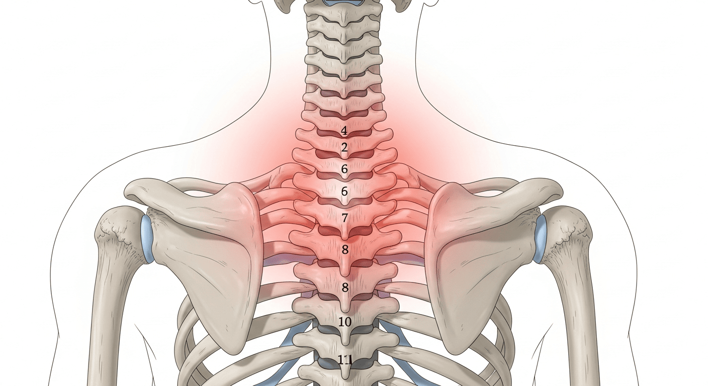 Грудной остеохондроз: тихий маскировщик