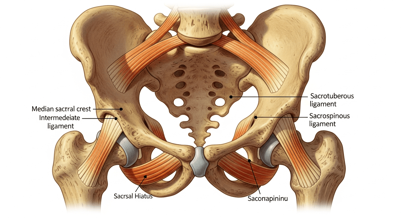 Анатомия: Крестец
