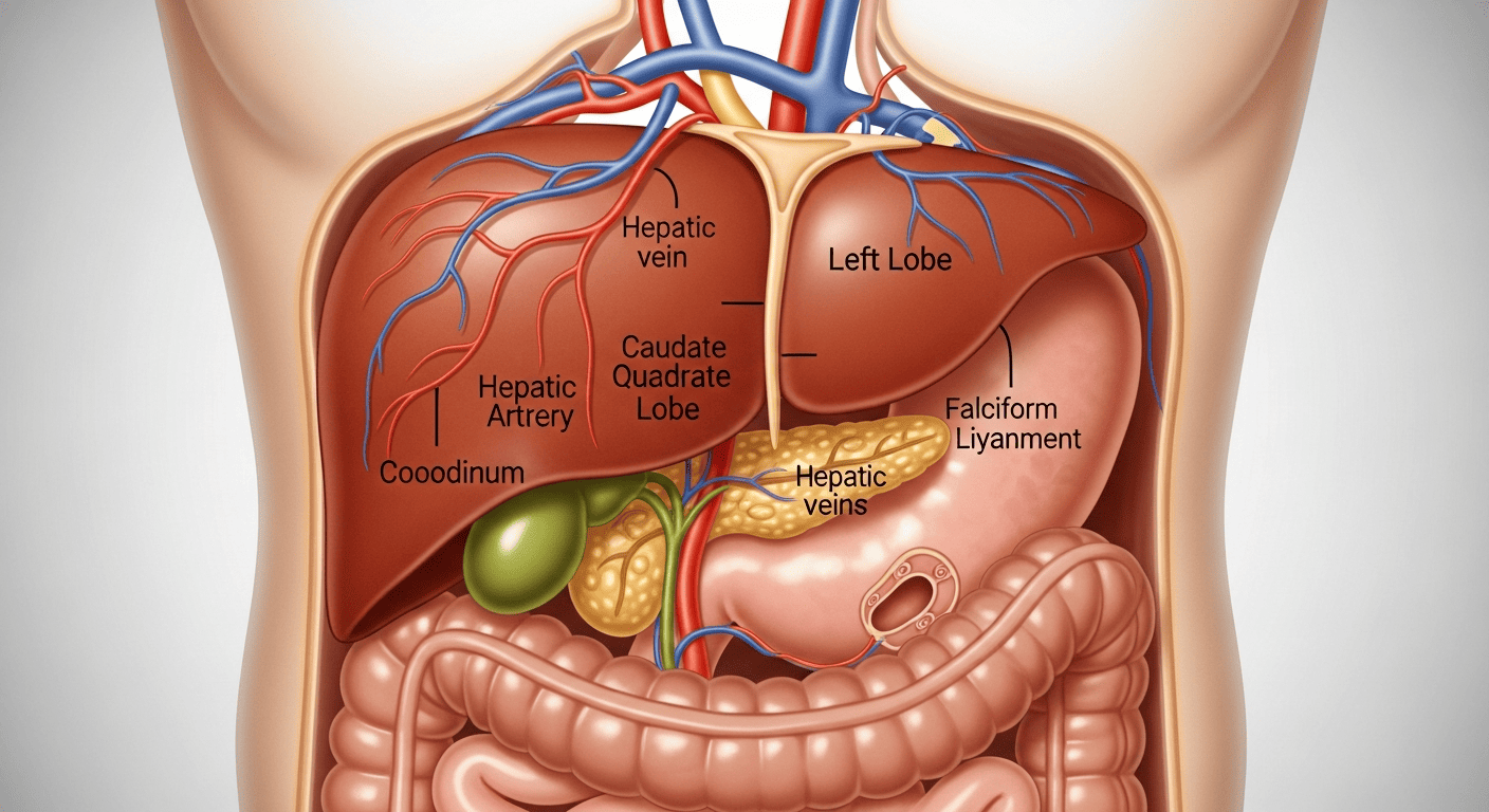 Анатомия: Печень
